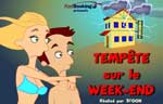 affiche FastBooking episode 2 - Tempête sur le week-end affiche FastBooking episode 2 - Tempête sur le week-end