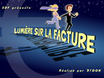 affiche EDF - Lumière sur la facture affiche EDF - Lumière sur la facture