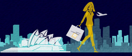 Dessin animé pour Air France (work in progress) Dessin animé pour Air France (recherche graphique)