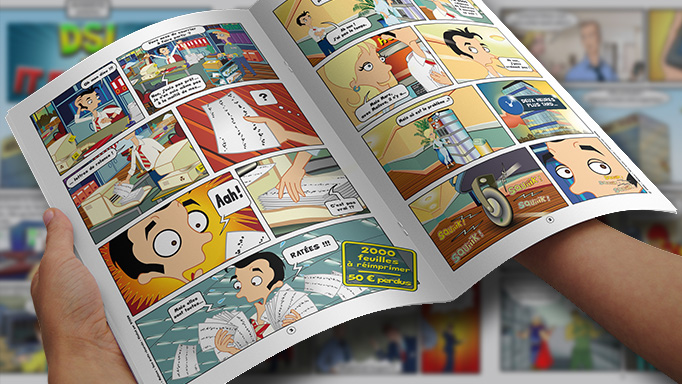 Le Brand Content sous forme de BD (bande dessinée)