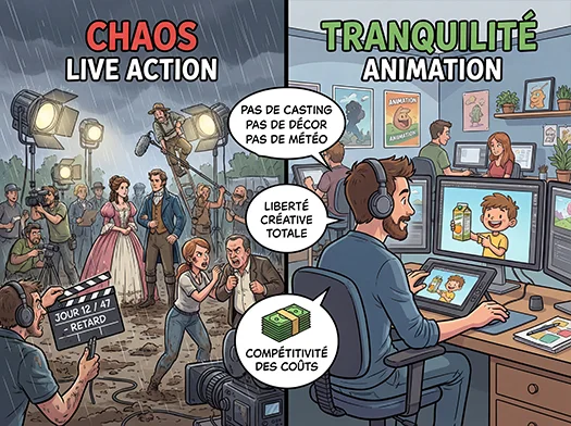 Animation publicitaire assistée par IA