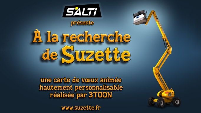 E-card Salti personnalisable en 3D : À la recherche de Suzette E-card Salti : À la recherche de Suzette
