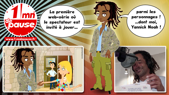 Web-série Bruneau - Saison 3 - 1 minute de pause, avec Yannick Noah Web-série Bruneau - Saison 3 - 1 minute de pause, avec Yannick Noah