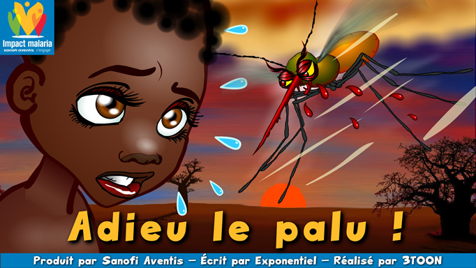 Dessin animé Adieu le palu ! pour Sanofi-Aventis Dessin animé Adieu le palu ! pour Sanofi-Aventis