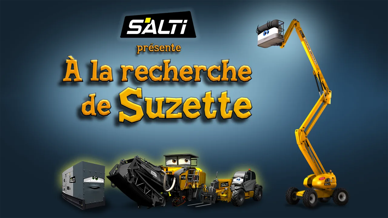 Salti - E-card 2013 personnalisable en 3D - À la recherche de Suzette
