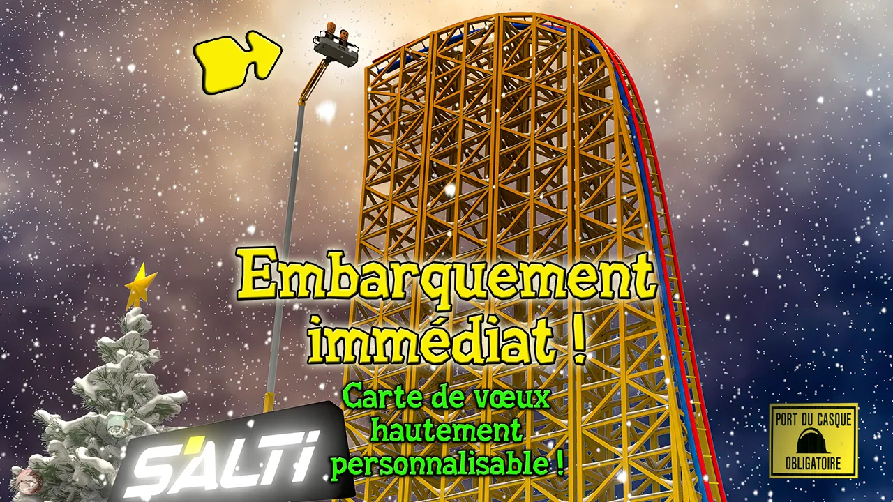 Salti - E-card 2014 personnalisable en 3D - Embarquement immédiat !