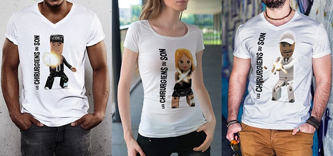 Les Chirurgiens du son - t-shirts