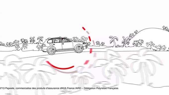 Banque de Polynésie - la famille roule en voiture Banque de Polynésie - la famille roule en voiture