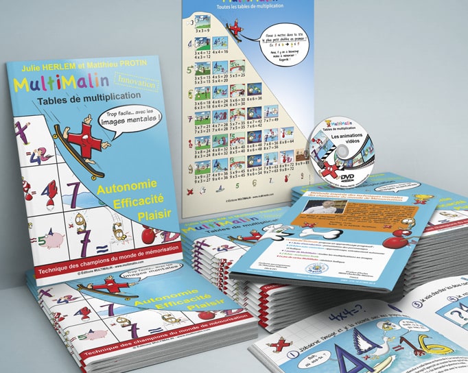 Multimalin Tables de multiplication - Pack le de Matthieu Protin