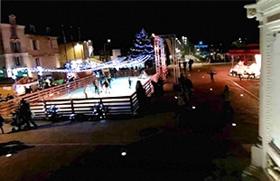 La Patinoire de Vesoul en soirée