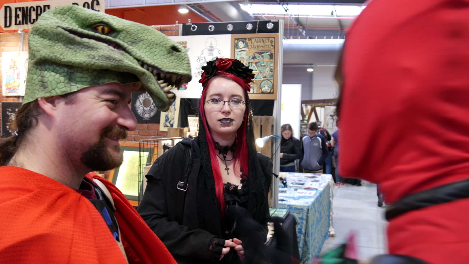 Quelques visiteurs du salon Retrogeek festival