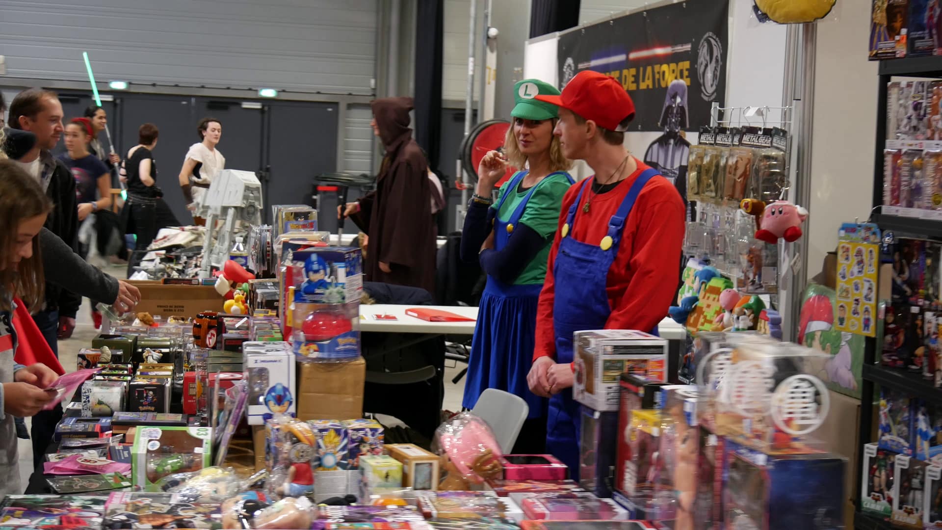 Un des nombreux stands du salon Retrogeek festival