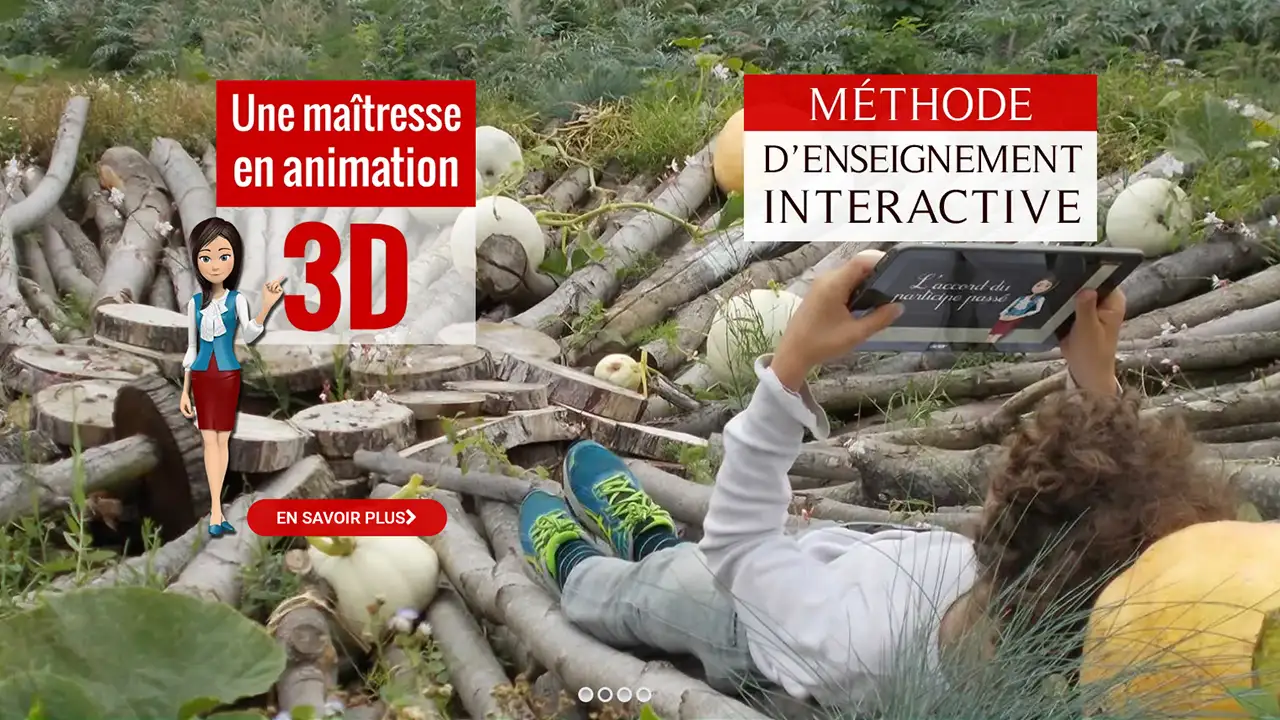 Grammaire classique - une maitresse en 3D