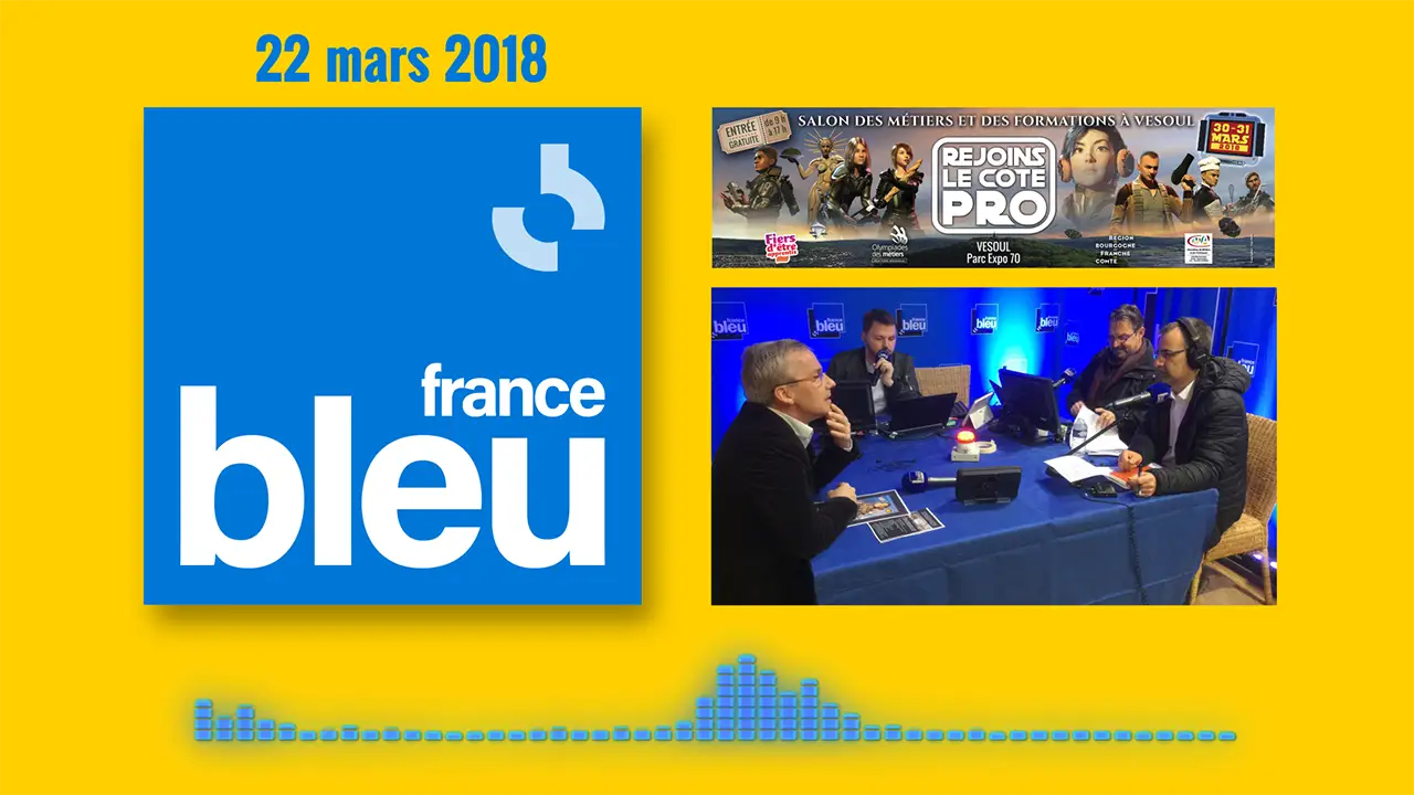 France Bleu - interview Bertrand Creusy à propos du Salon 'Rejoins le côté Pro" première édition