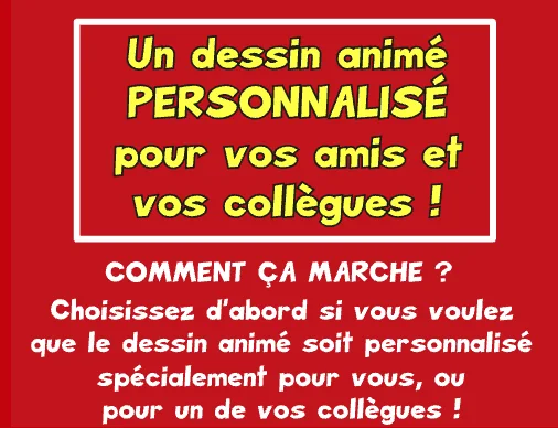 Faites votre choix de personnalisation