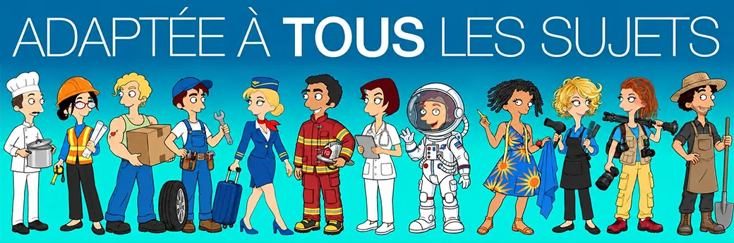 Animation 2D - adaptée à tous les sujets Animation 2D - adaptée à tous les sujets