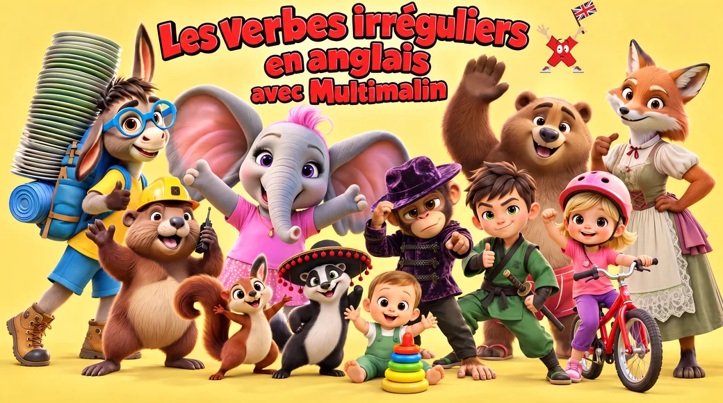 Les verbes irréguliers en anglais avec Multimalin